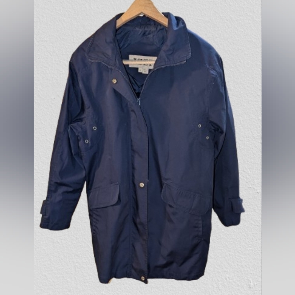 Stylish Navy Utility Jacket Women's Small